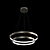 Modern LED Designer Chandelier 3D model small image 1