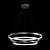 Modern LED Designer Chandelier 3D model small image 3