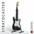 Squier Stratocaster Electric Guitar 3D model small image 1