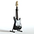 Squier Stratocaster Electric Guitar 3D model small image 5