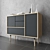 Modern Milton Highboard: Stylish & Functional 3D model small image 2