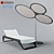 Modern Lounge Chair with PBR Finish 3D model small image 1