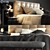 Stylish BoConcept MEZZO London Bed 3D model small image 2