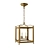 J. Randall Powers Greggory 4 Light Antique Brass Foyer Pendant 3D model small image 1