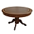 Veneer Dining Table: Sleek and Stylish 3D model small image 1