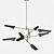 Sharp Tubes Pendant Light - Modern Decor 3D model small image 2