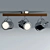 Carlton 3 Light Spotlight Bar: Sleek Silver Ceiling Fixture 3D model small image 1