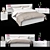 Nordli Bed Set with Headboard, Chest of Drawers & Cabinet 3D model small image 1
