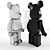 Bearbrick Series 36: 28cm Tall Plastic Figure 3D model small image 3