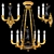 Elegant Arizzi Chandelier & Sconce Combo 3D model small image 1