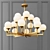 Valley Ball Chandelier: Elegant Loft Lighting 3D model small image 2