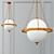 ImperiumLoft Saturn Chandelier 3D model small image 1