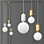 Parachilna Aballs Pendant: Elegant Modern Lighting 3D model small image 1