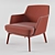  Contemporary Cullen Lounge Chair 3D model small image 3