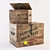 Customizable Wood Storage Box 3D model small image 1