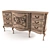 Classic Designer Chest of Drawers 3D model small image 1