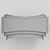 Modern "Warp" Accent Sconce 3D model small image 3
