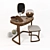 Elegant Dressing Table - Maskara Coiffeuse 3D model small image 2