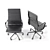 Eames Aluminum Group Executive Chair: Sleek Design, Ultimate Comfort 3D model small image 3