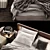 Elegant Minotti Tatlin Bed 3D model small image 3