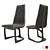 Vladimir Kagan Tee Back Chair: Sleek & Stylish Dining Seating 3D model small image 2