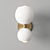  Elegant Brass Betty Sconce 3D model small image 2