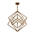 Kelly Wearstler Cubist Gild Pendant 3D model small image 1