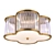 Alexa Hampton Basil: Brass Flush Mount Light 3D model small image 1