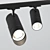 Sleek Modern Track Light 3D model small image 1