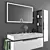 Modern Bathroom Cabinet and Sink 3D model small image 3