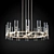 Ravelle 36" Round Chandelier: Elegant and Timeless 3D model small image 1