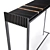 Elegant Clavier Console: Holly Hunt 3D model small image 3