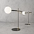 Elegant Crane Table Lamp 3D model small image 2
