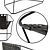 Black Woven Arflex Small Sofa 3D model small image 2