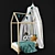 "Wonderland Dreams Children's Bed 3D model small image 1