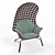 Sleekzza Hydra Outdoor Armchair 3D model small image 1