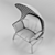 Sleekzza Hydra Outdoor Armchair 3D model small image 3