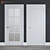 Spacious 80cm Door 3D model small image 1