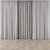 Elegant Curtain Set with 5 Design Options 3D model small image 3