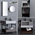 Ceramica Cielo Narciso Mini: Compact Elegance for Your Bathroom 3D model small image 1