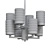 Quarzo Italamp Chandelier: Elegant Lighting for Every Space 3D model small image 2