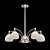 Freya Cindy Modern Chrome Chandelier 3D model small image 1