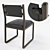 Birkin Bronze Dining Chair: Elegance Redefined 3D model small image 2