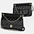 Chanel Flap Bag: Lambskin & Python 3D model small image 1