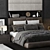 Dream Bed: Poliform Headboard Beauty 3D model small image 2