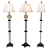 Elegant Quoizel Palmetta Floor Lamp 3D model small image 1