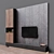 Compact TV Stand with Zona 3 Design 3D model small image 2