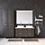 Sleek and Stylish Ikea Godmorgon Bathroom Set 3D model small image 2