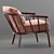 John Lewis Croft Frome Armchair - Stylish and Comfortable 3D model small image 2