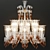 Title: Elegant Baccarat Crystal Chandelier 3D model small image 1